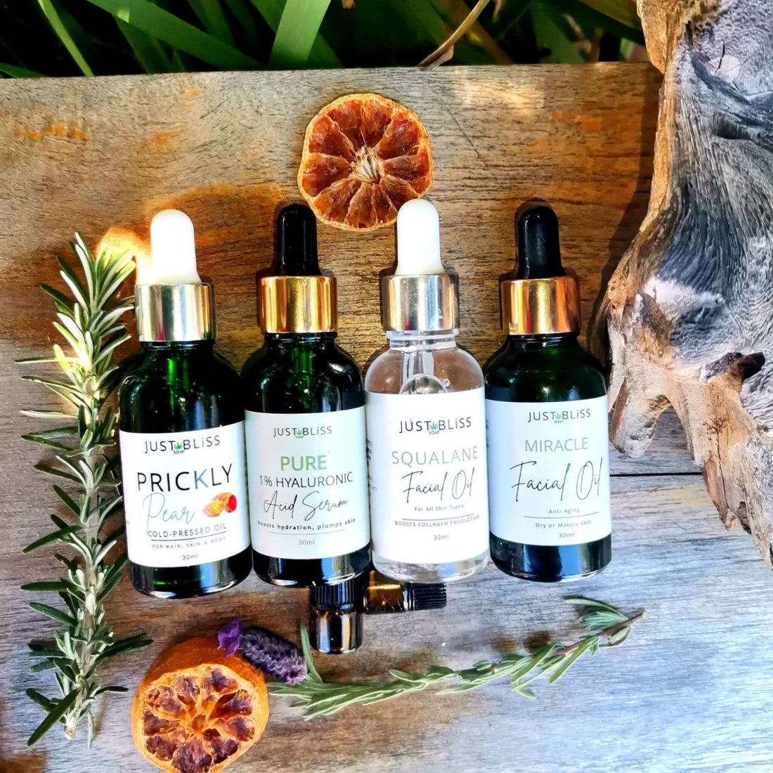 FACIAL OILS - JUSTBLiSS Naturals