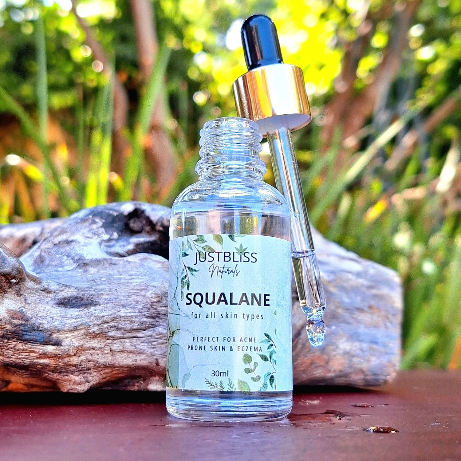 FACIAL OiL: Squalane Facial Oil (Perfect solution for Teen acne) - JUSTBLiSS Naturals