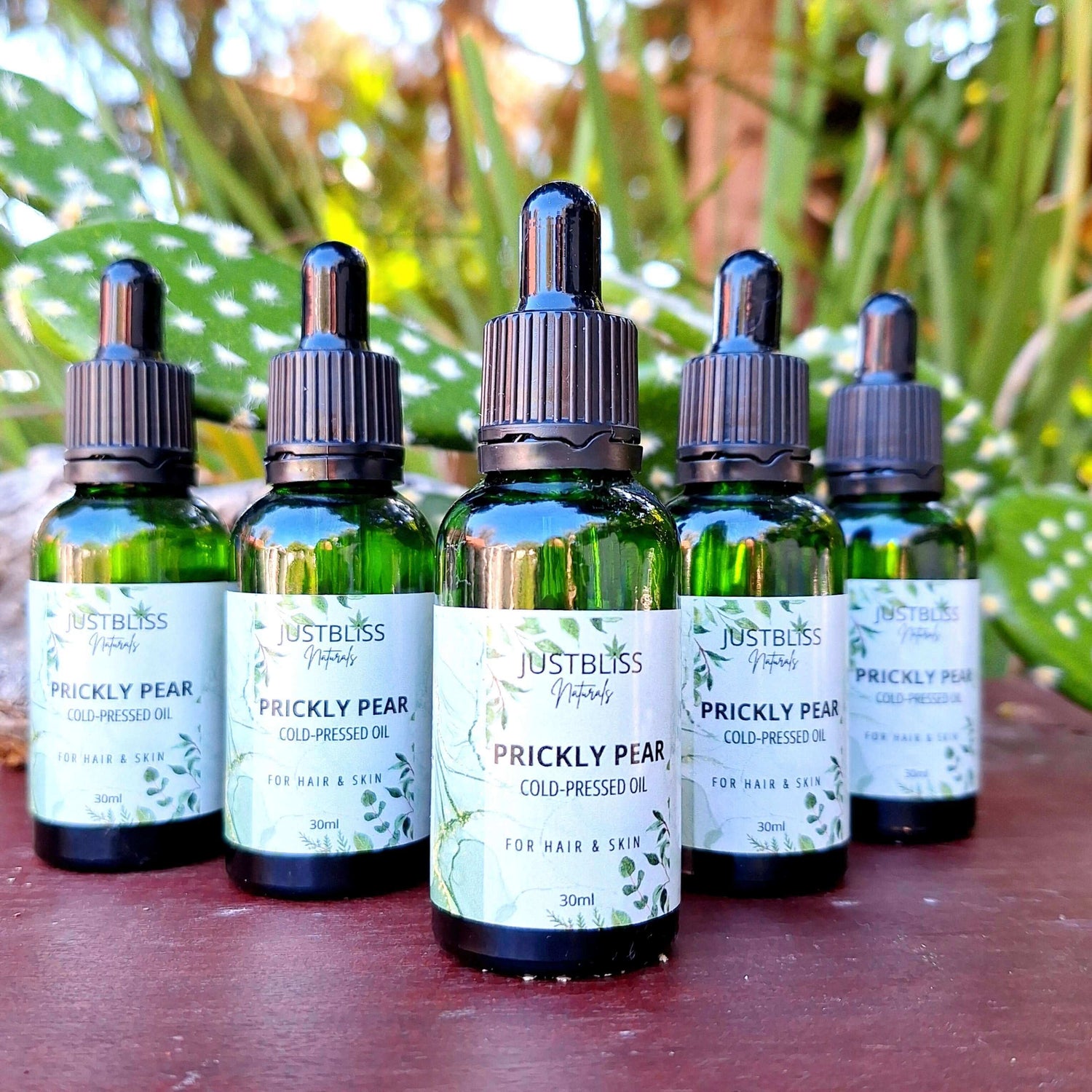 FACIAL OiL: Prickly Pear Oil (30ml) (Calming Hydration for Sensitive Skin, Rosacea & Eczema Relief) - JUSTBLiSS Naturals