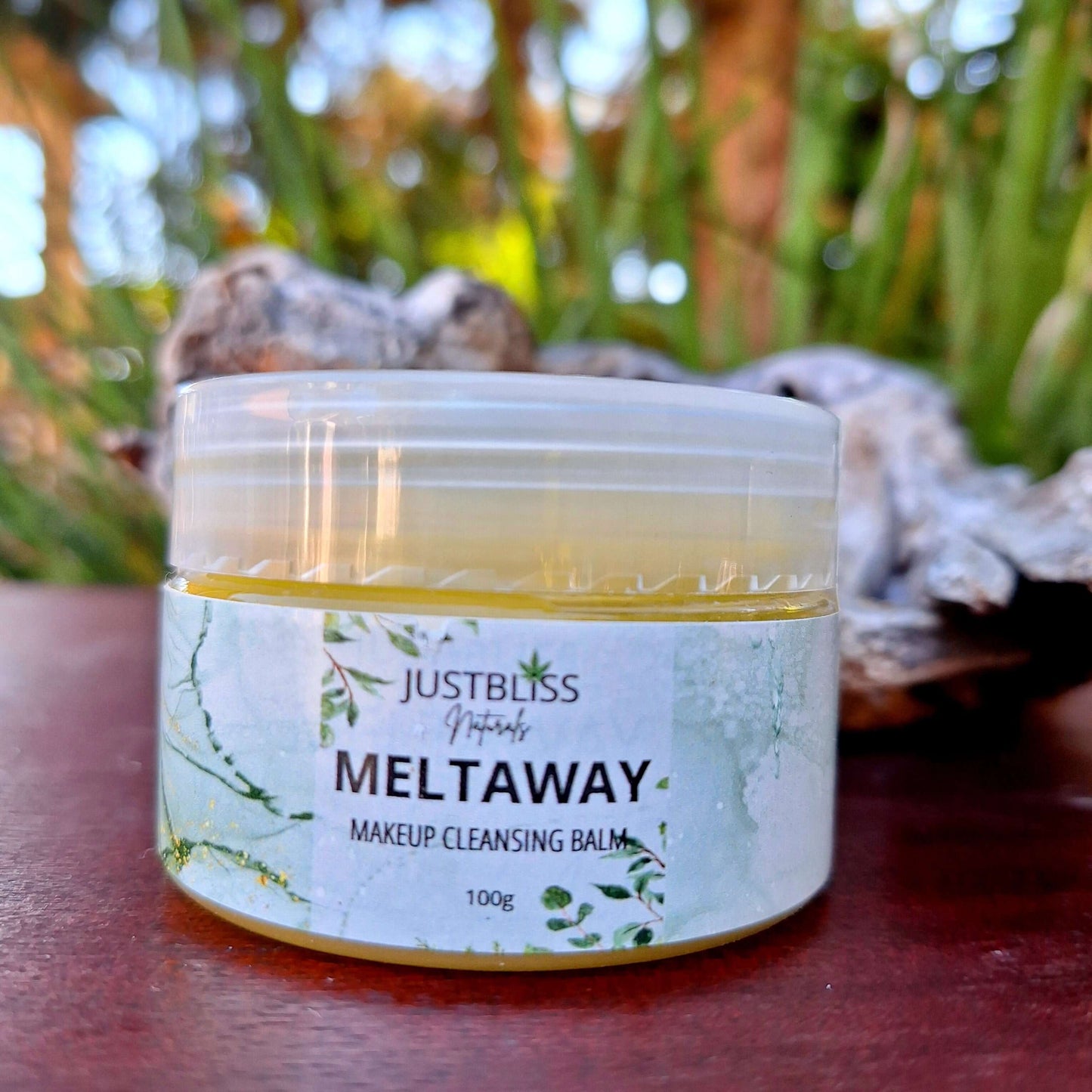 FACIAL CLEANSER: Meltaway Makeup Cleansing Balm - For Winter months or Extreme Dry Skin - JUSTBLiSS Naturals