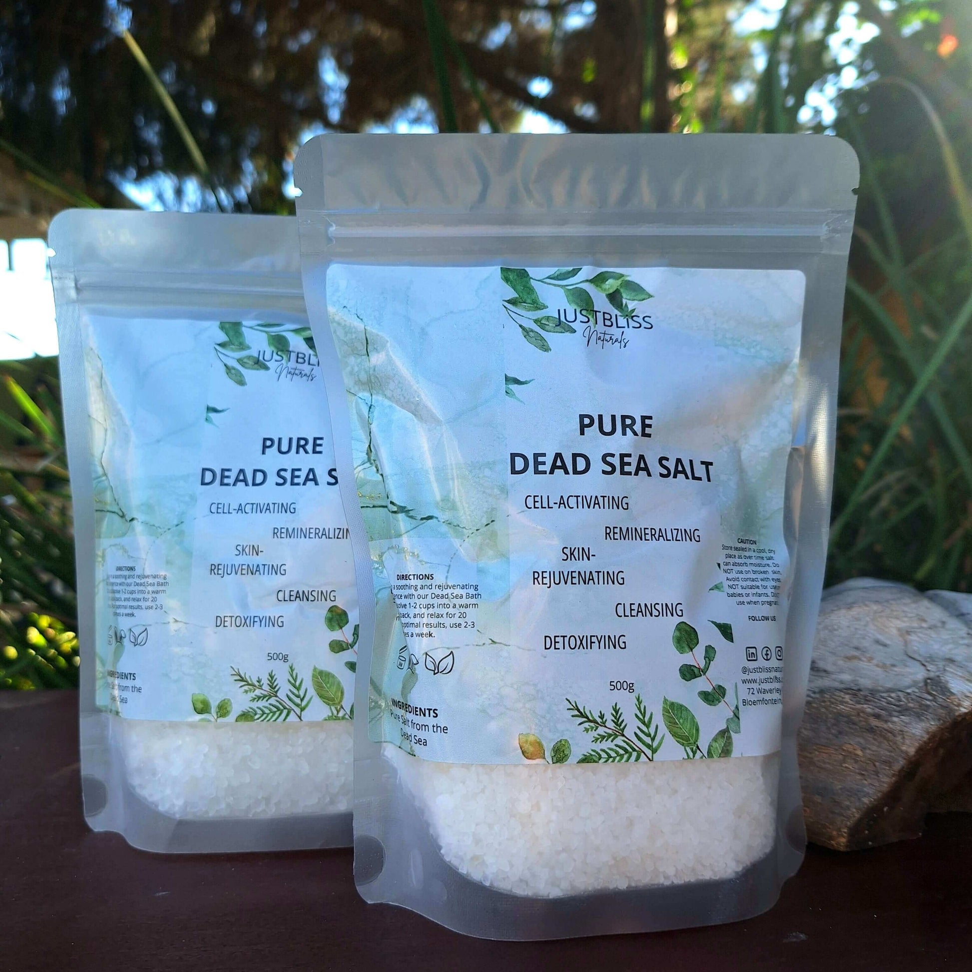 BATH SALT: Pure Dead Sea Salt - JUSTBLiSS Naturals