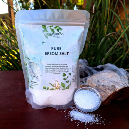 BATH SALT: Pure Epsom Salt - JUSTBLiSS Naturals