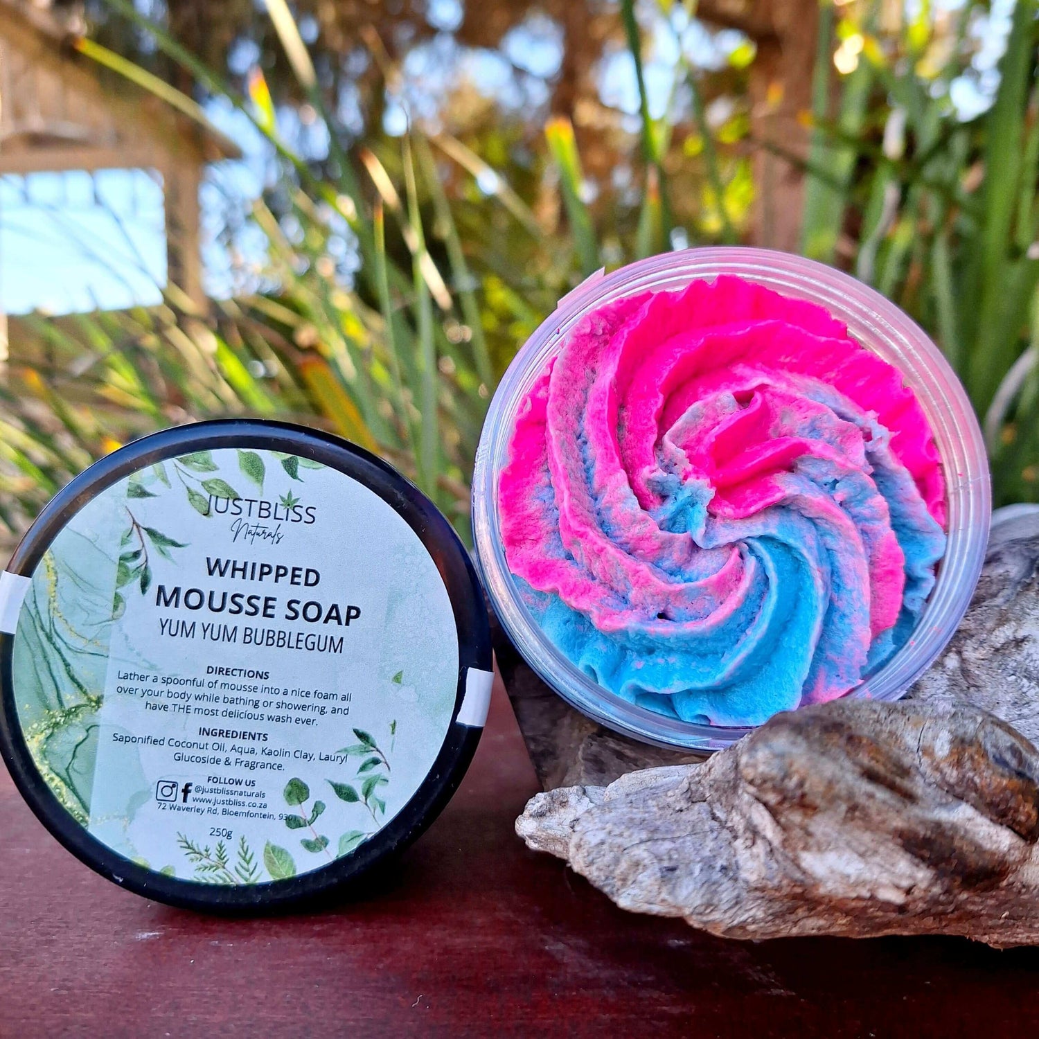 BATH & SHOWER MOUSSE: Bubblegum Splash - JUSTBLiSS Naturals