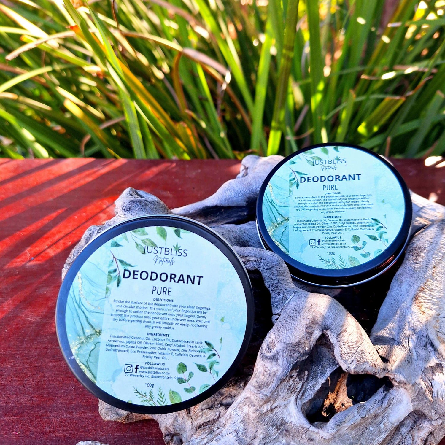 DEODORANT: Pure (Unfragranced) - JUSTBLiSS Naturals