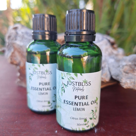 ESSENTIAL OIL: Lemon (Organic) - JUSTBLiSS Naturals