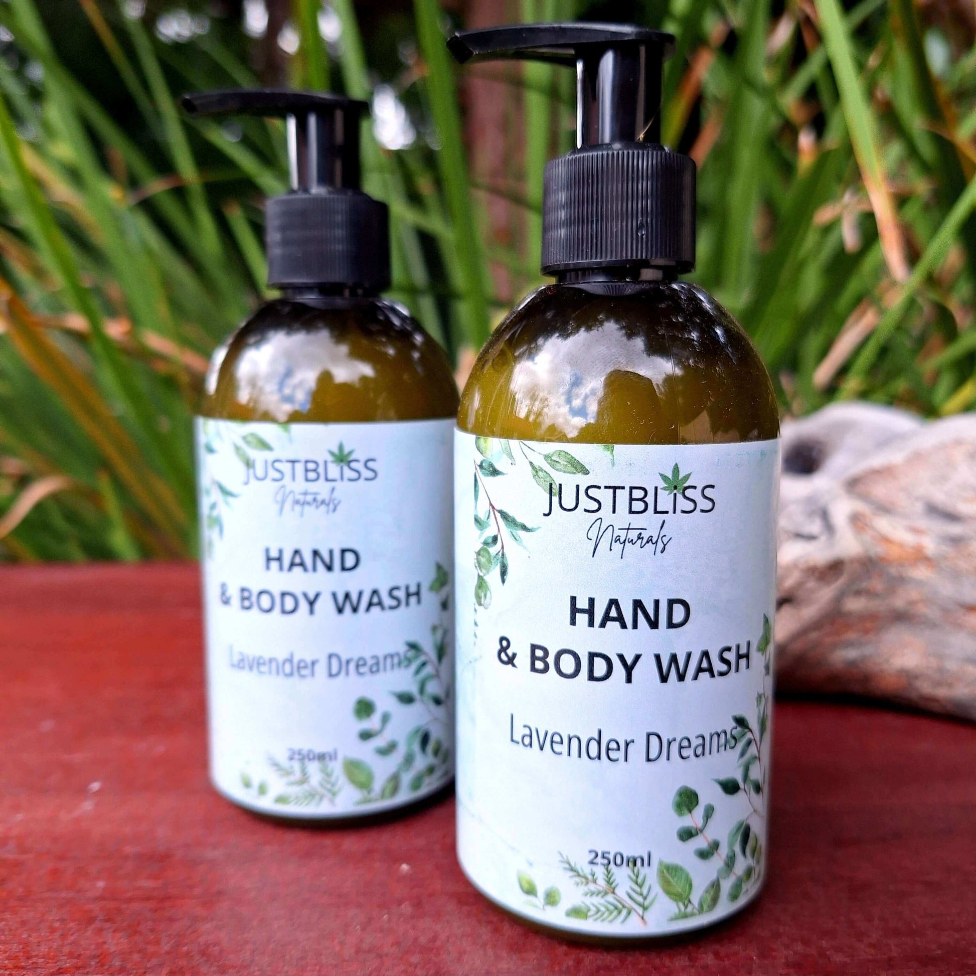 HAND & BODY WASH: Lavender (250ml) - JUSTBLiSS Naturals