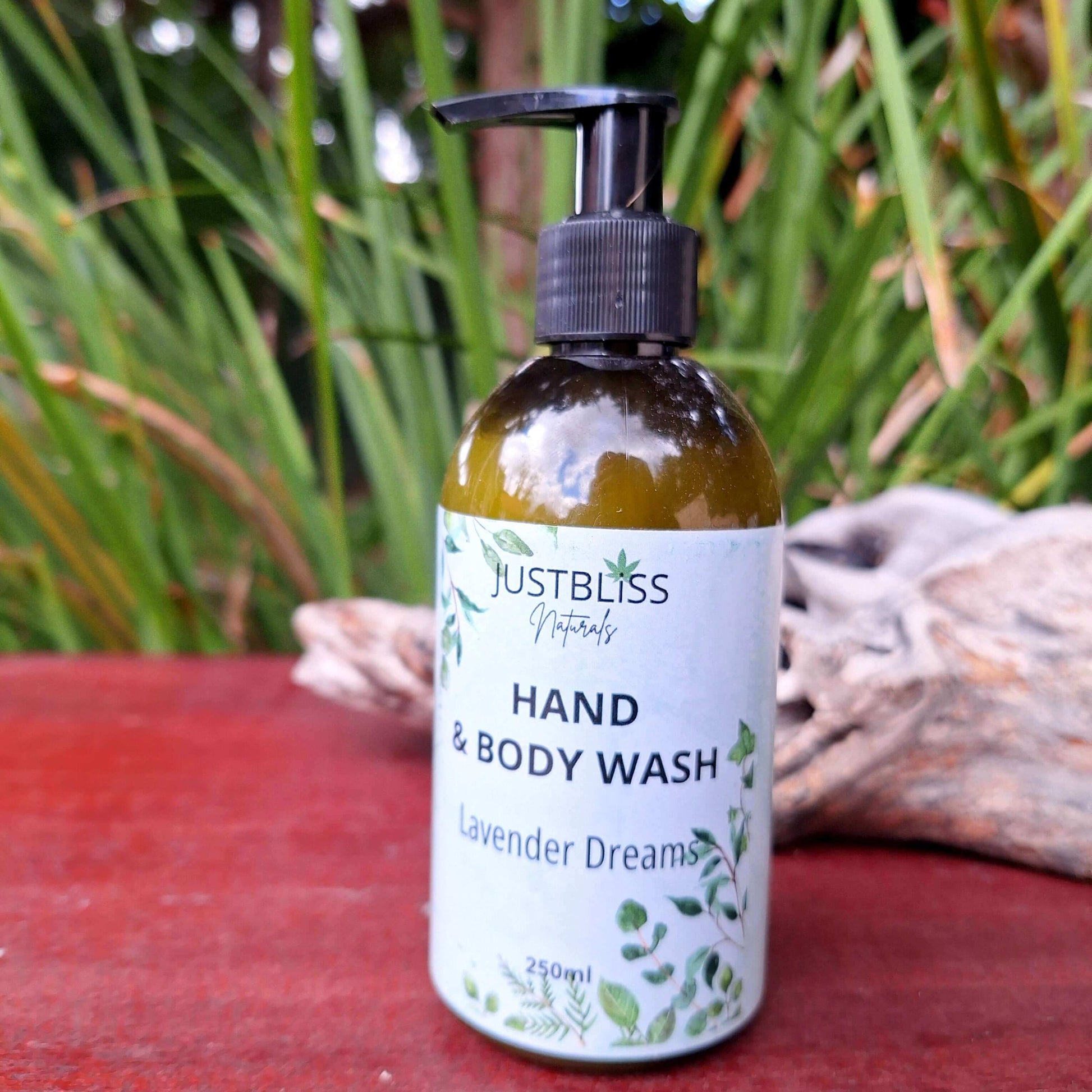 COMBO HAND WASH & LOTION: Lavender (250ml) - JUSTBLiSS Naturals