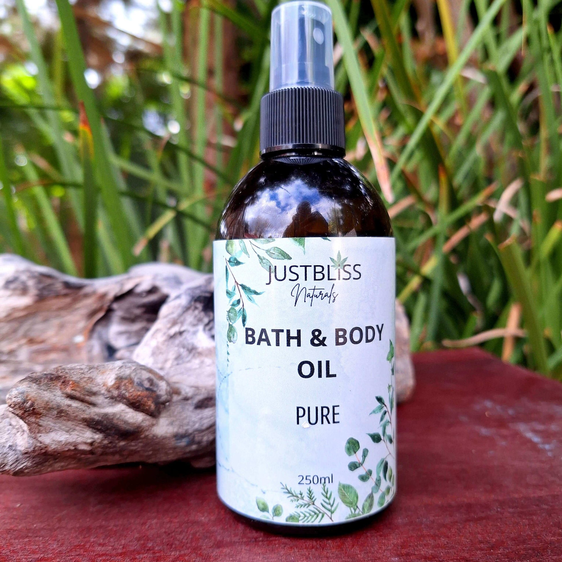 BODY OIL: Pure (Unfragranced) - JUSTBLiSS Naturals