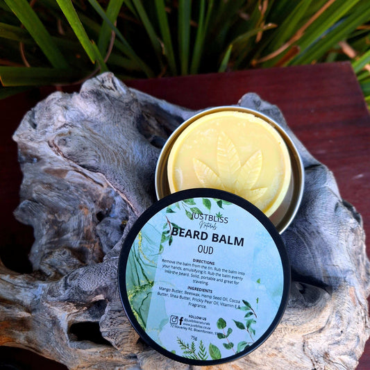 BEARD BALM: Oud (85g) - JUSTBLiSS Naturals