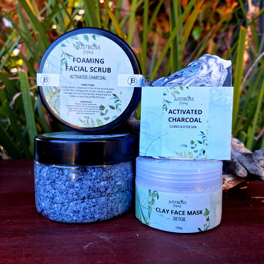 JUSTBLISS: COMBO ACNE: Activated Charcoal (Detox)