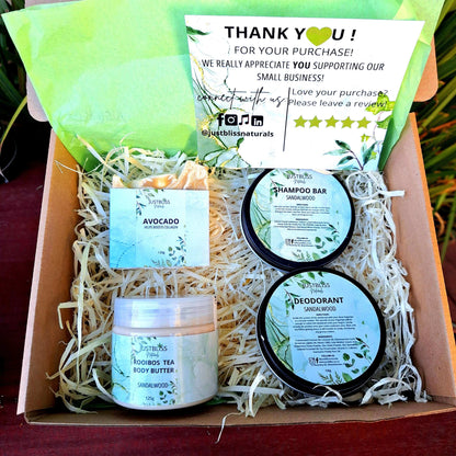 GIFT BOX: Starter Kit to Live Life Naturally - JUSTBLiSS Naturals