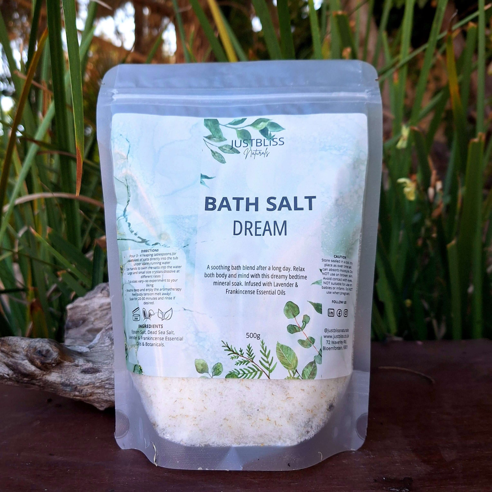 BATH SALT: Dream - JUSTBLiSS Naturals