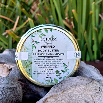 WHIPPED BODY BUTTER: Kirei (Inspired by Kenzo Flowers) - JUSTBLiSS Naturals