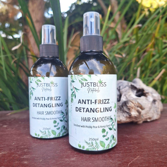 HAIR CARE: Anti-Frizz Detangling Hair Smoothie - JUSTBLiSS Naturals