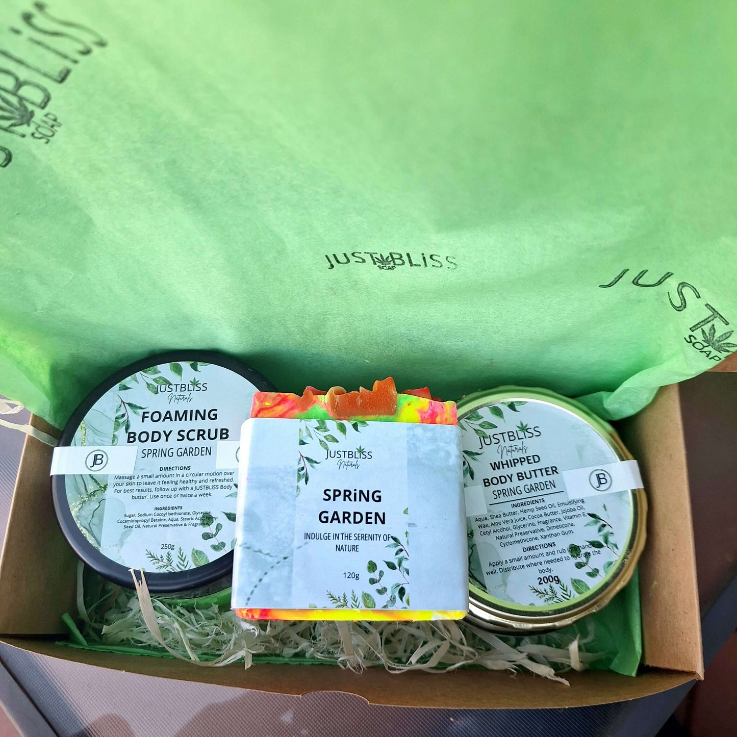 GIFT BOX: Spring Garden - JUSTBLiSS Naturals