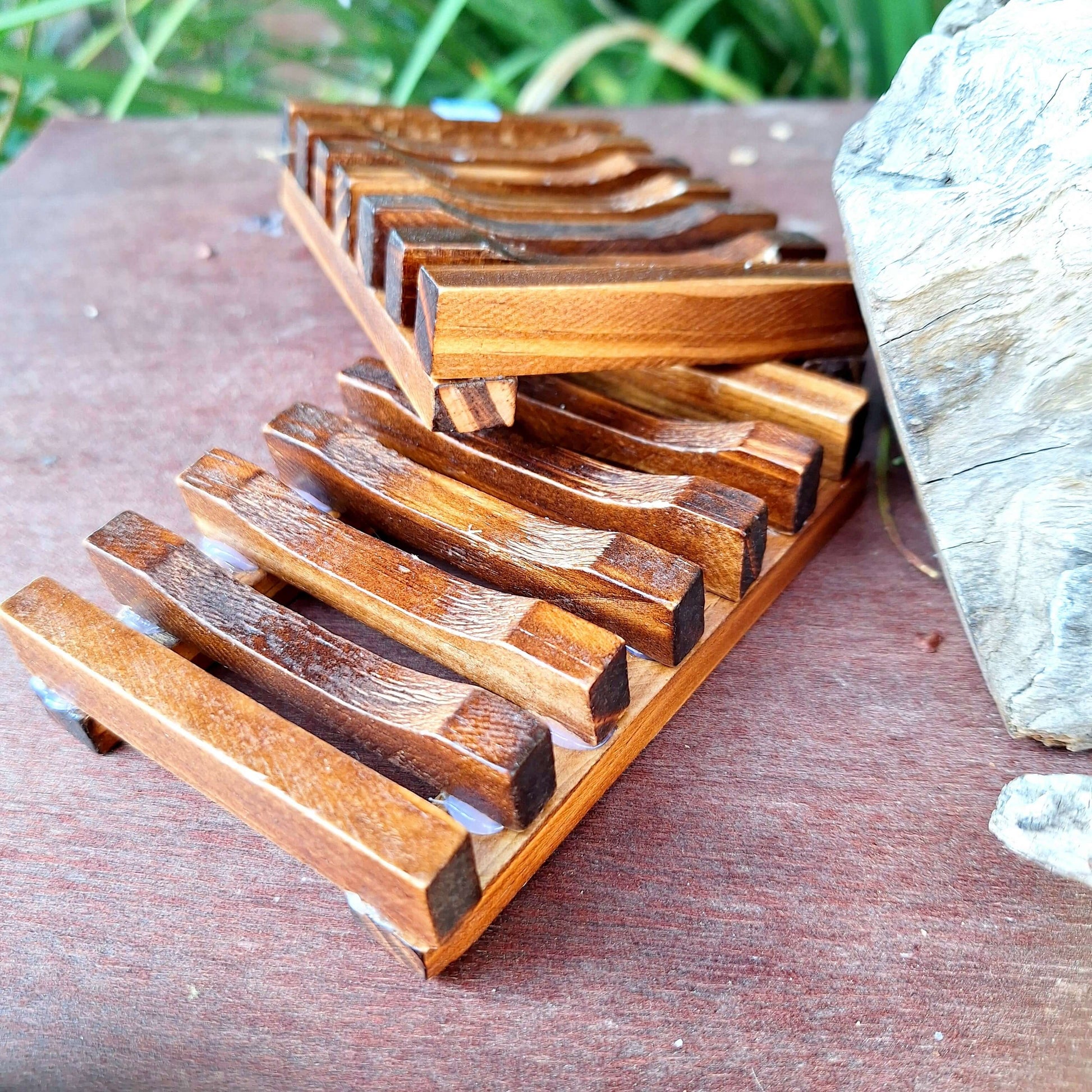 SOAP DISH: Wooden - JUSTBLiSS Naturals