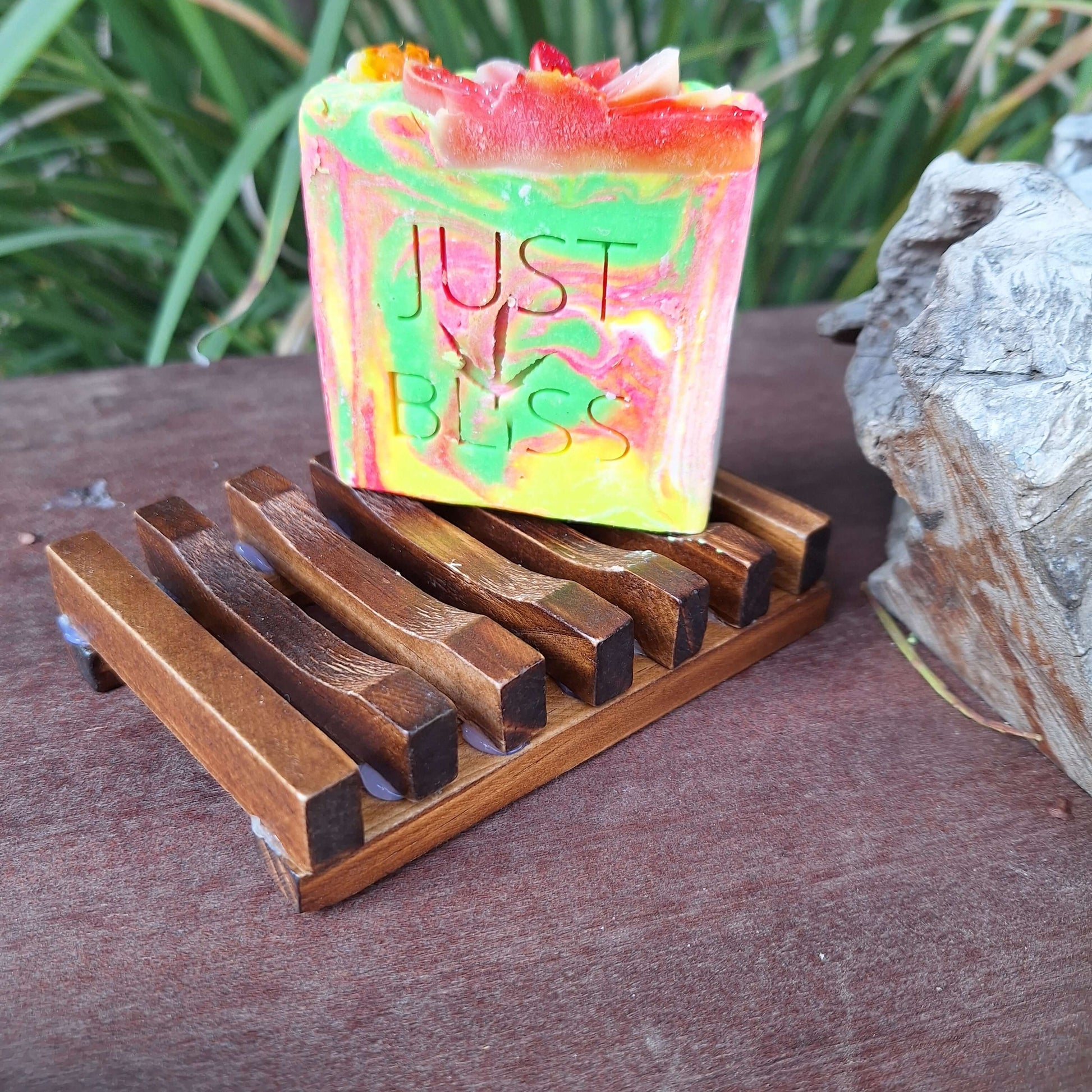 SOAP DISH: Wooden - JUSTBLiSS Naturals