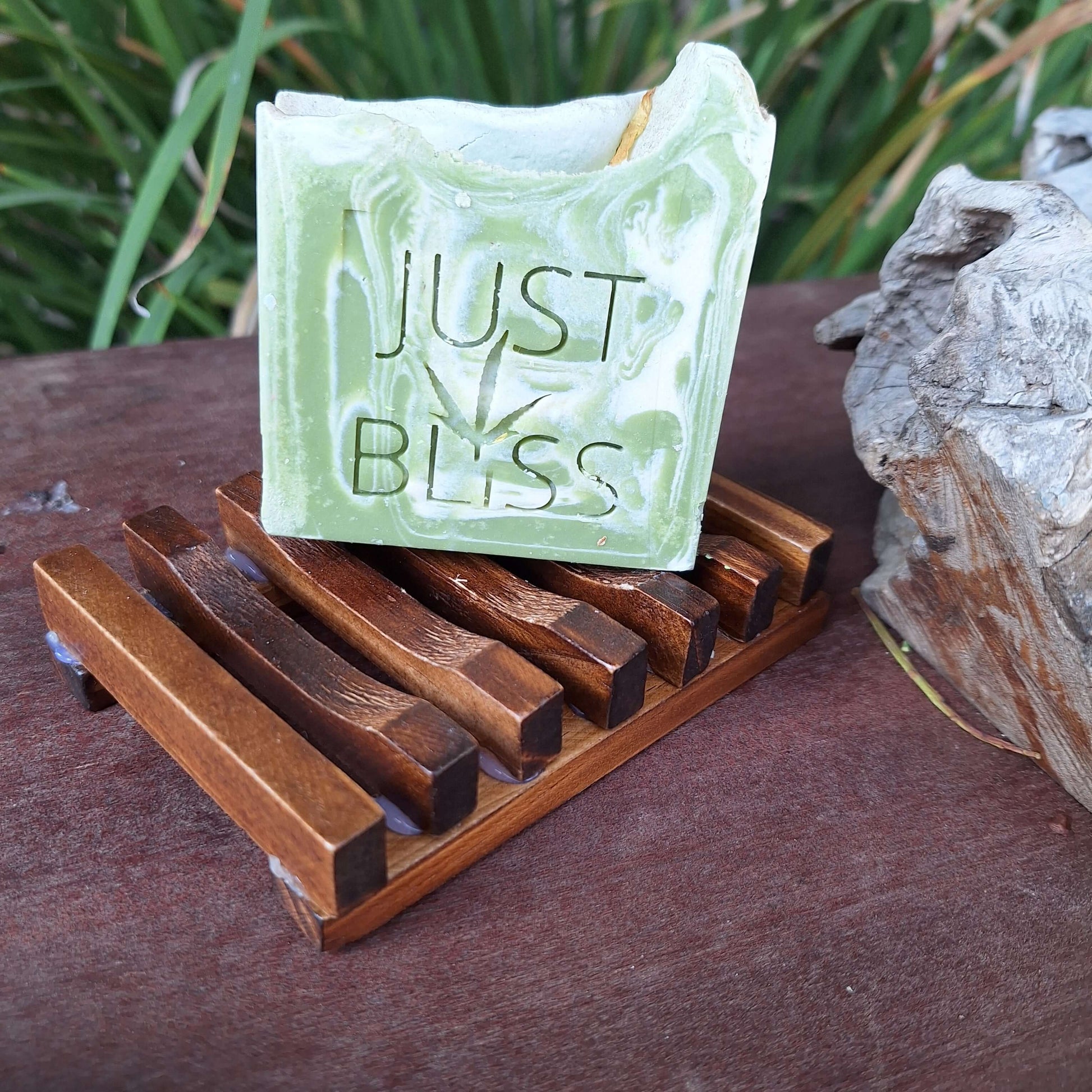 SOAP DISH: Wooden - JUSTBLiSS Naturals