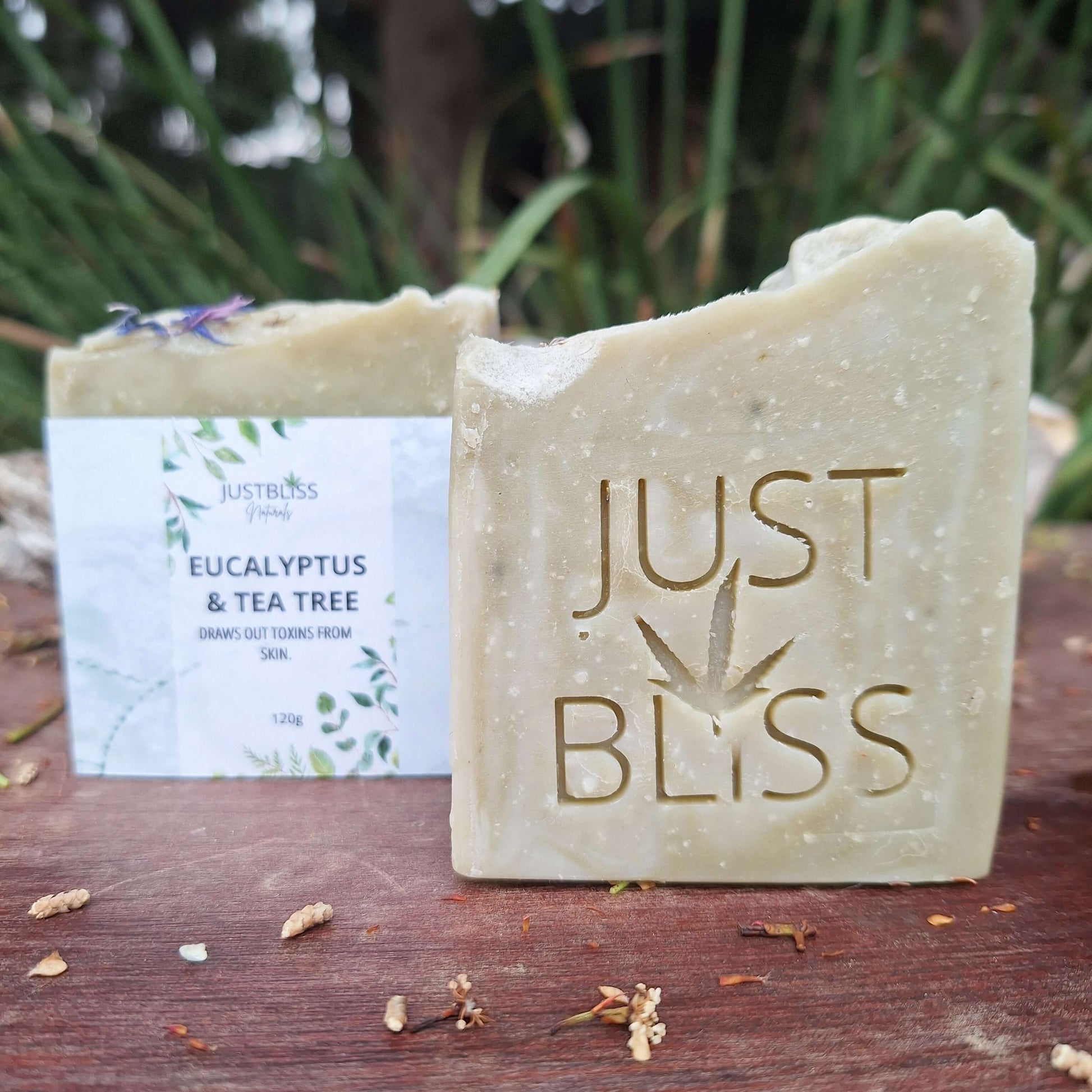 SOAP BAR: Tea Tree & Eucalyptus - JUSTBLiSS Naturals