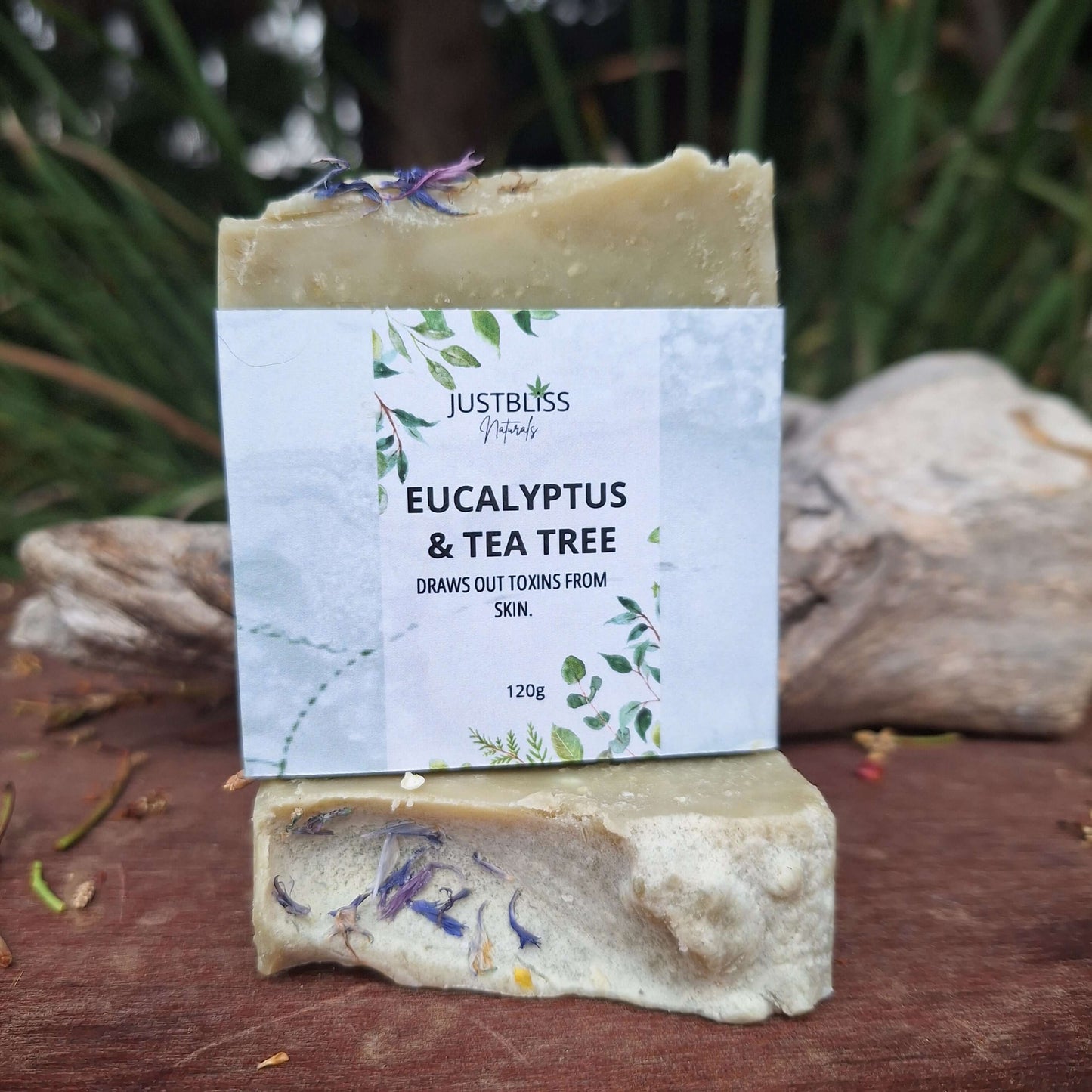 SOAP BAR: Tea Tree & Eucalyptus - JUSTBLiSS Naturals