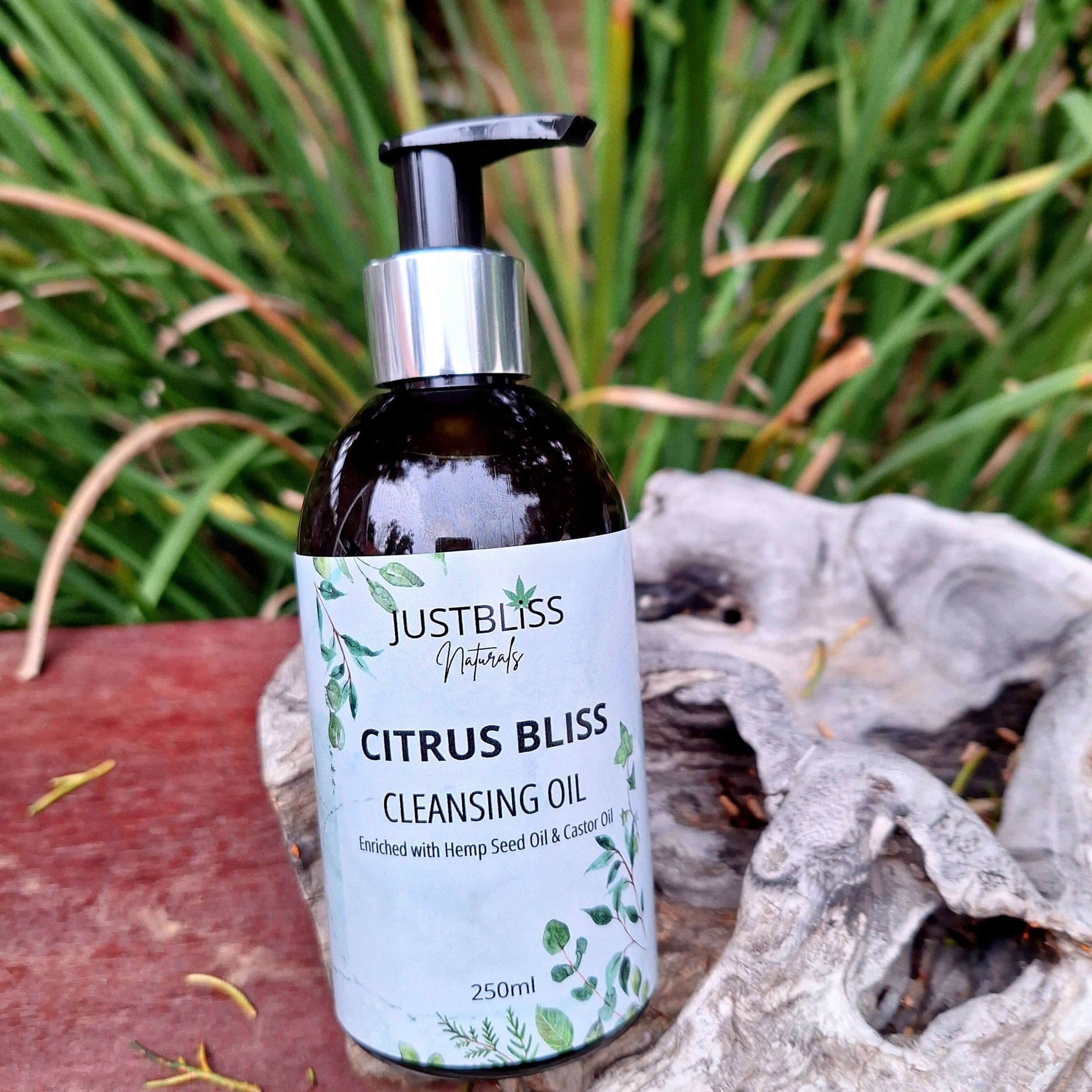 FACIAL CLEANSER: Citrus Bliss Cleansing Oil (All Skin Types) - Bestseller! - JUSTBLiSS Naturals