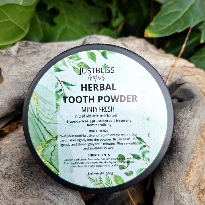 Herbal Tooth Powder – Minty Fresh, Fluoride-Free Natural Whitening