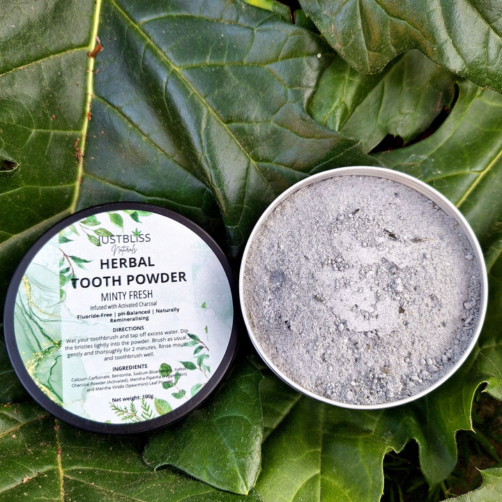 Herbal Tooth Powder – Minty Fresh, Fluoride-Free Natural Whitening