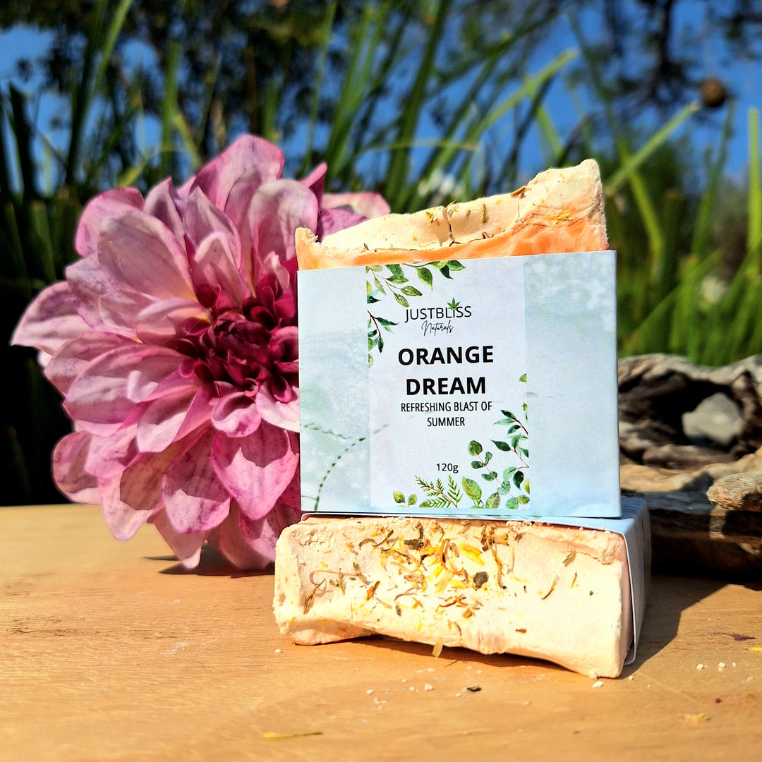 Orange Dream Natural Soap Bar – Handcrafted, Vegan, Citrus Fresh