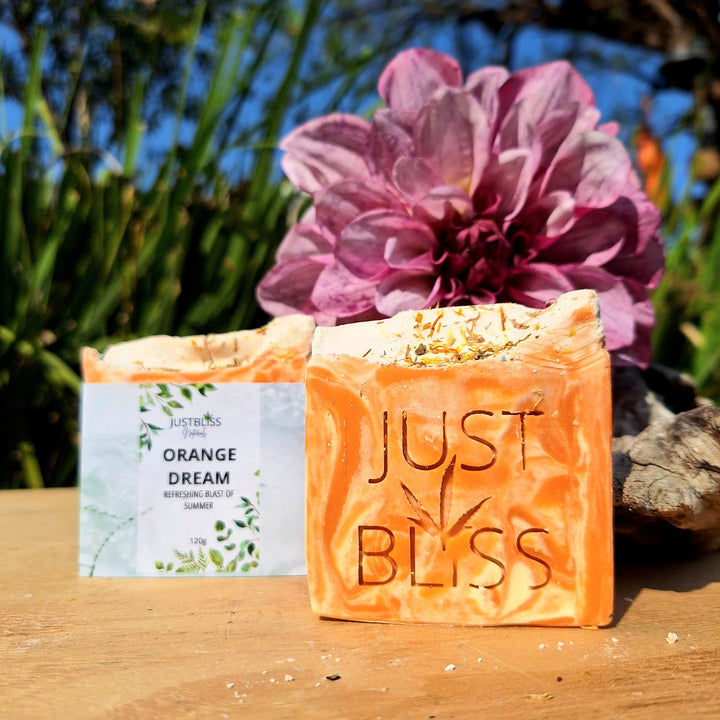 Orange Dream Natural Soap Bar – Handcrafted, Vegan, Citrus Fresh