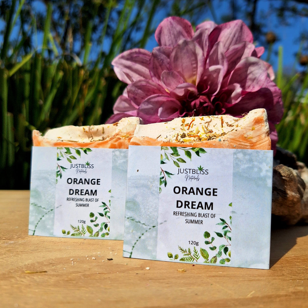 Orange Dream Natural Soap Bar – Handcrafted, Vegan, Citrus Fresh