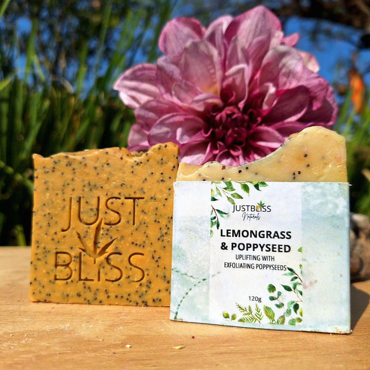 Lemongrass & Poppyseed Soap Bar – Detoxifying, Exfoliating Cleanser