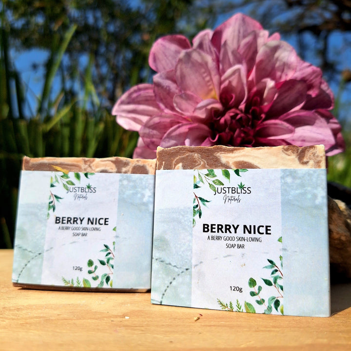 Berry Nice Soap Bar – Handcrafted Vegan Cleanser for Soft, Glowing Skin