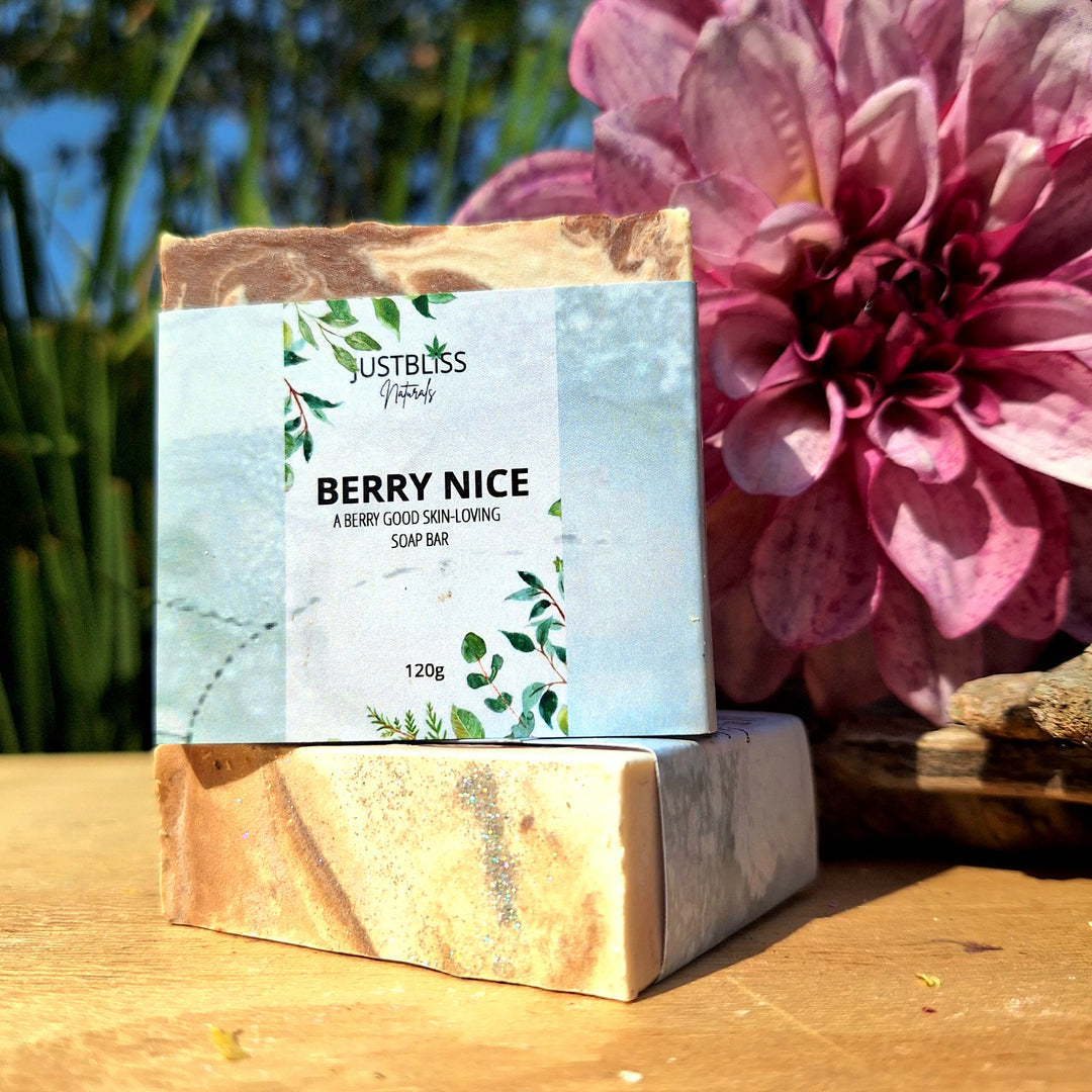 Berry Nice Soap Bar – Handcrafted Vegan Cleanser for Soft, Glowing Skin