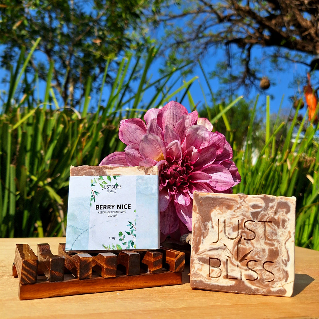 Berry Nice Soap Bar – Handcrafted Vegan Cleanser for Soft, Glowing Skin