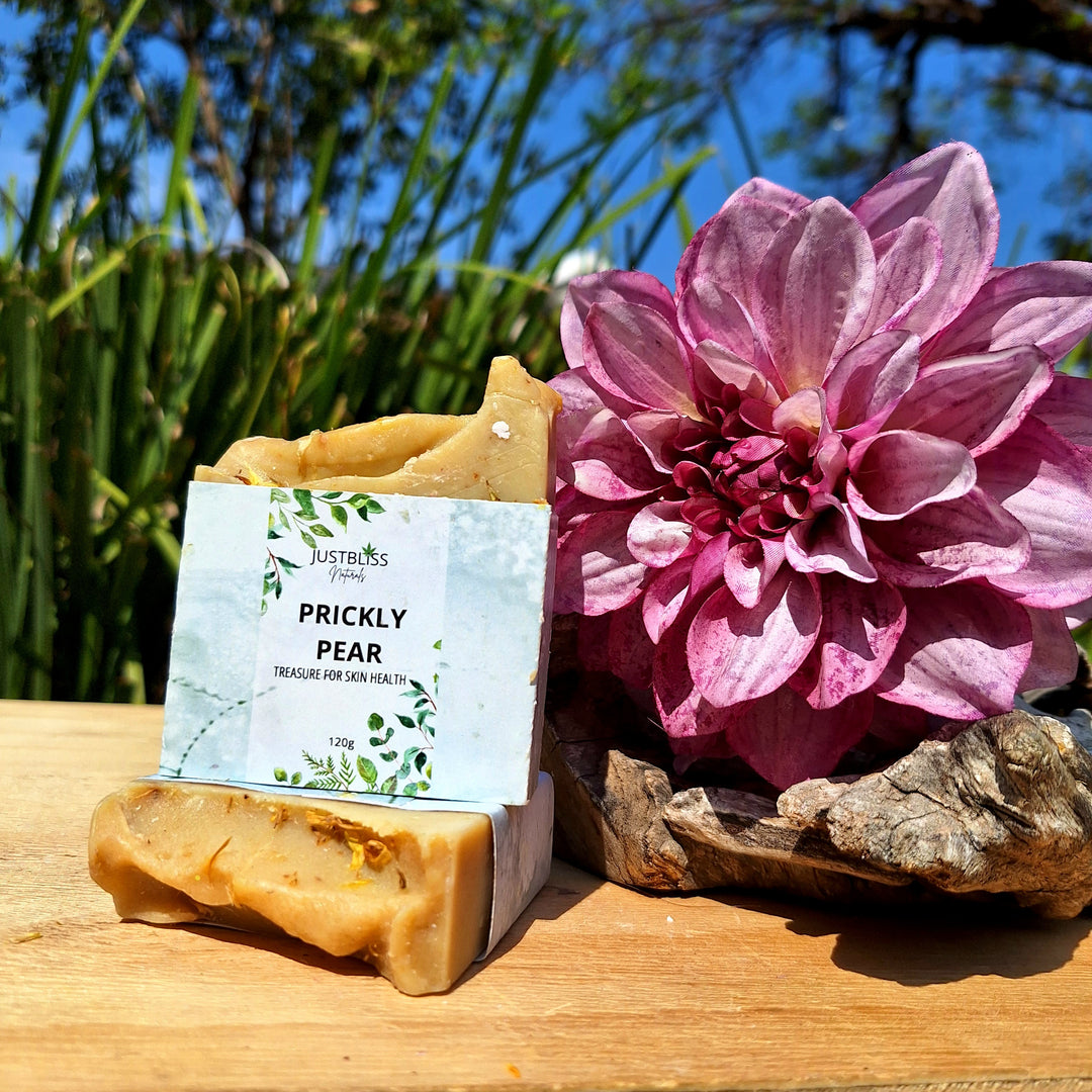 Prickly Pear Natural Soap Bar – Detoxifying, Vegan, Handcrafted
