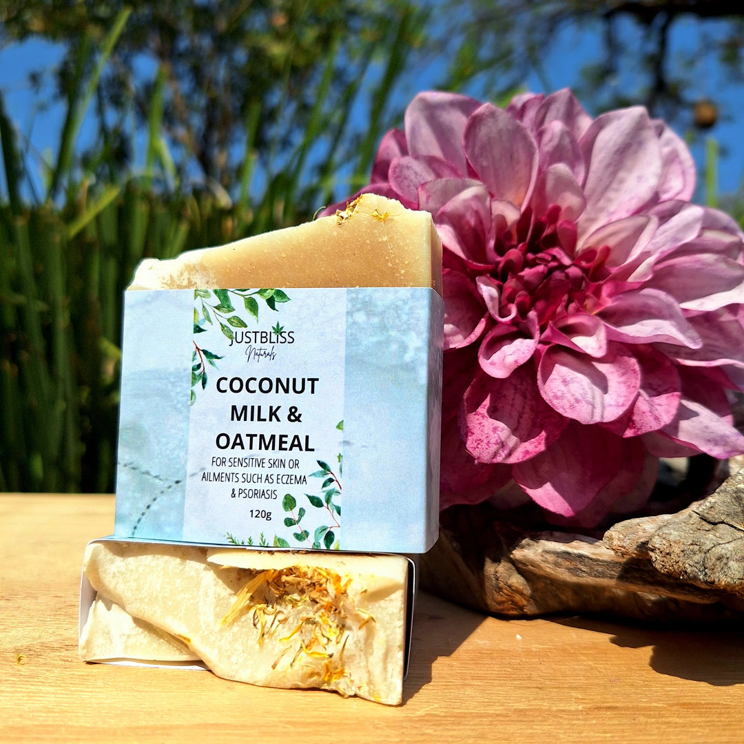Coconut Milk & Oatmeal Soap Bar – Sensitive Skin Relief