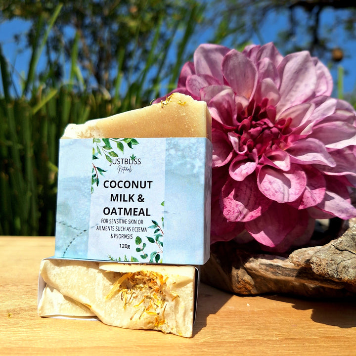 Coconut Milk & Oatmeal Soap Bar – Sensitive Skin Relief