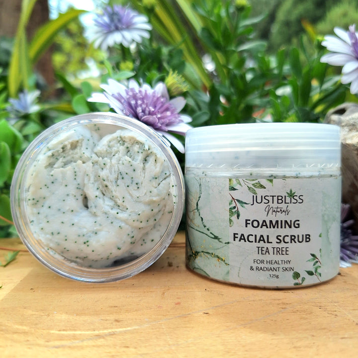 Tea Tree & Mint Facial Scrub – Purifying Exfoliant for Acne-Prone Skin