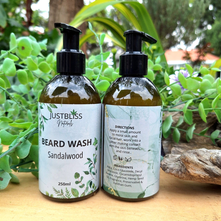 Natural Beard Wash – Sulphate-Free, Nourishing Cleanser (Various Scents)