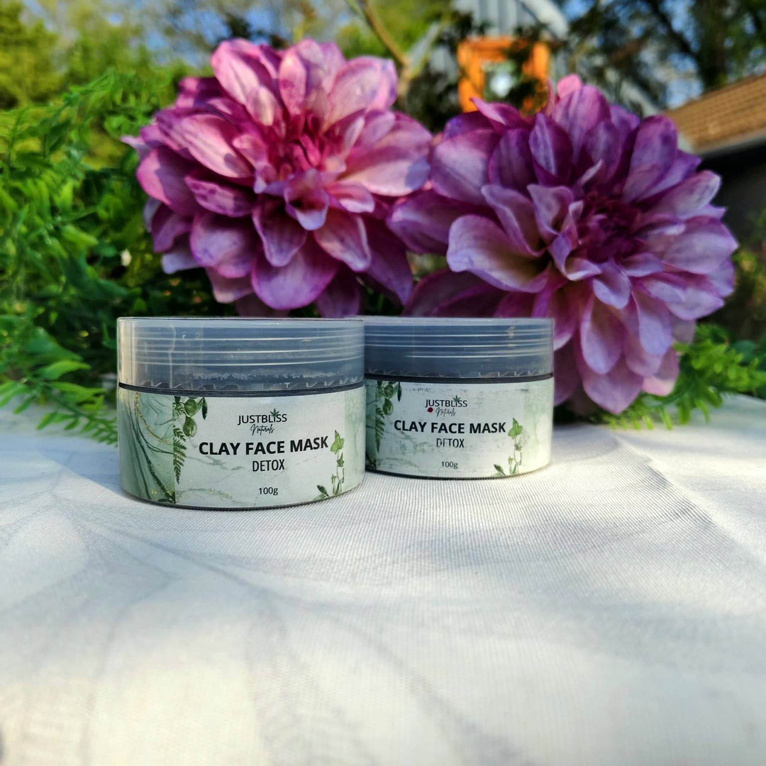Activated Charcoal Clay Face Mask – Deep Detox & Pore Purifying - JUSTBLiSS Naturals