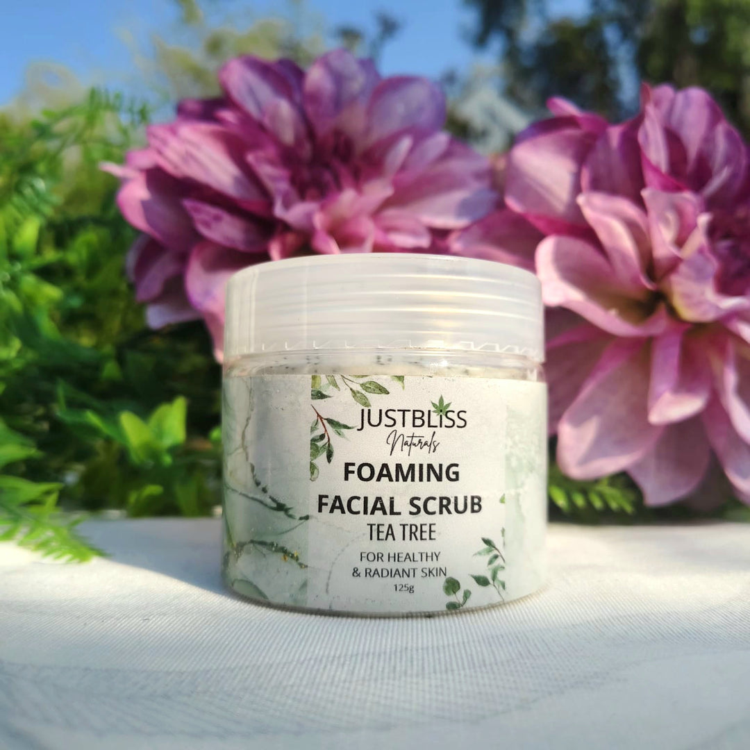Tea Tree & Mint Facial Scrub – Purifying Exfoliant for Acne-Prone Skin
