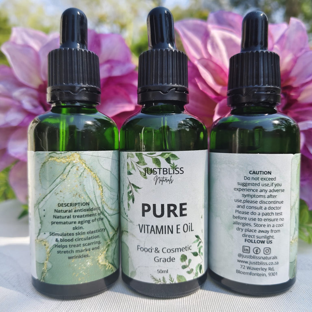 Vitamin E Oil 50ml – 100% Pure for Skin & Hair Care