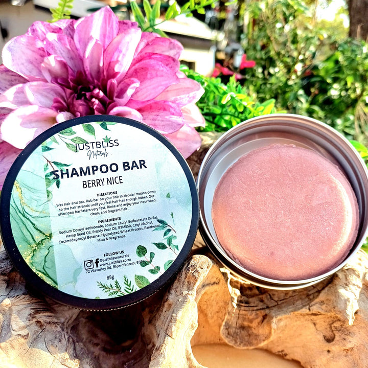 Eco-Friendly Shampoo Bar in Tin – Plant-Based, Travel Ready