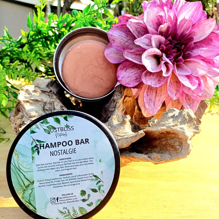 Eco-Friendly Shampoo Bar in Tin – Plant-Based, Travel Ready
