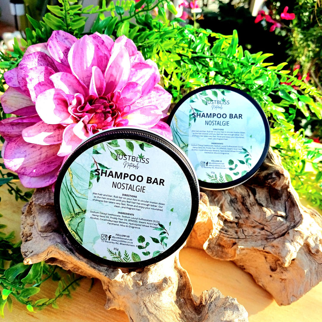 Eco-Friendly Shampoo Bar in Tin – Plant-Based, Travel Ready
