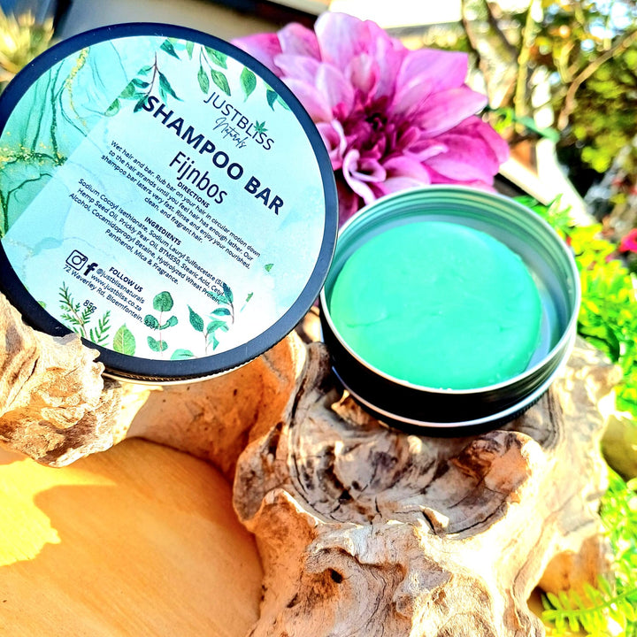 Eco-Friendly Shampoo Bar in Tin – Plant-Based, Travel Ready