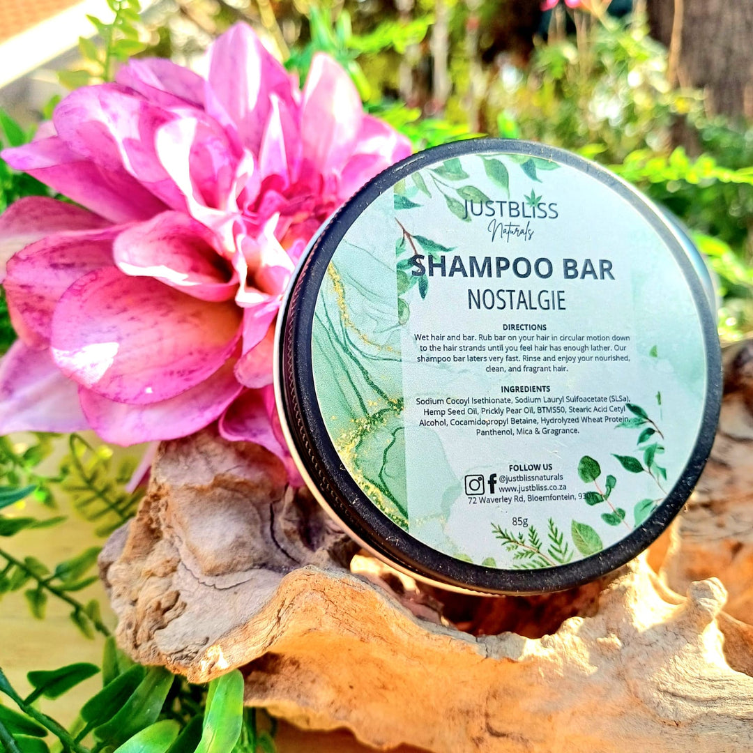 Eco-Friendly Shampoo Bar in Tin – Plant-Based, Travel Ready