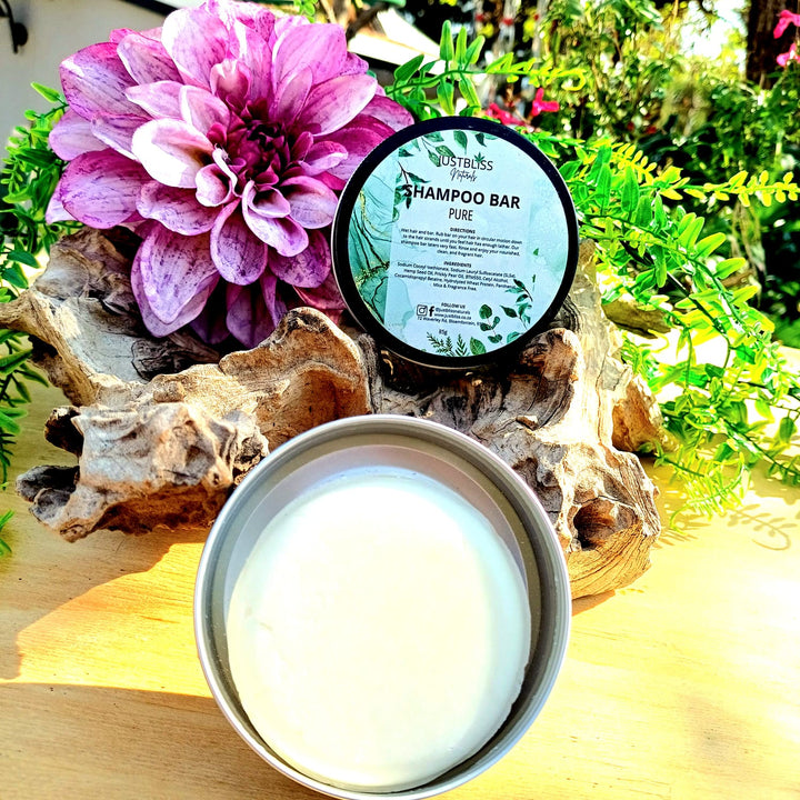 Eco-Friendly Shampoo Bar in Tin – Plant-Based, Travel Ready