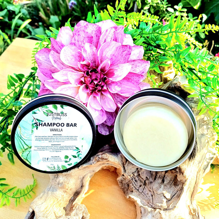 Eco-Friendly Shampoo Bar in Tin – Plant-Based, Travel Ready