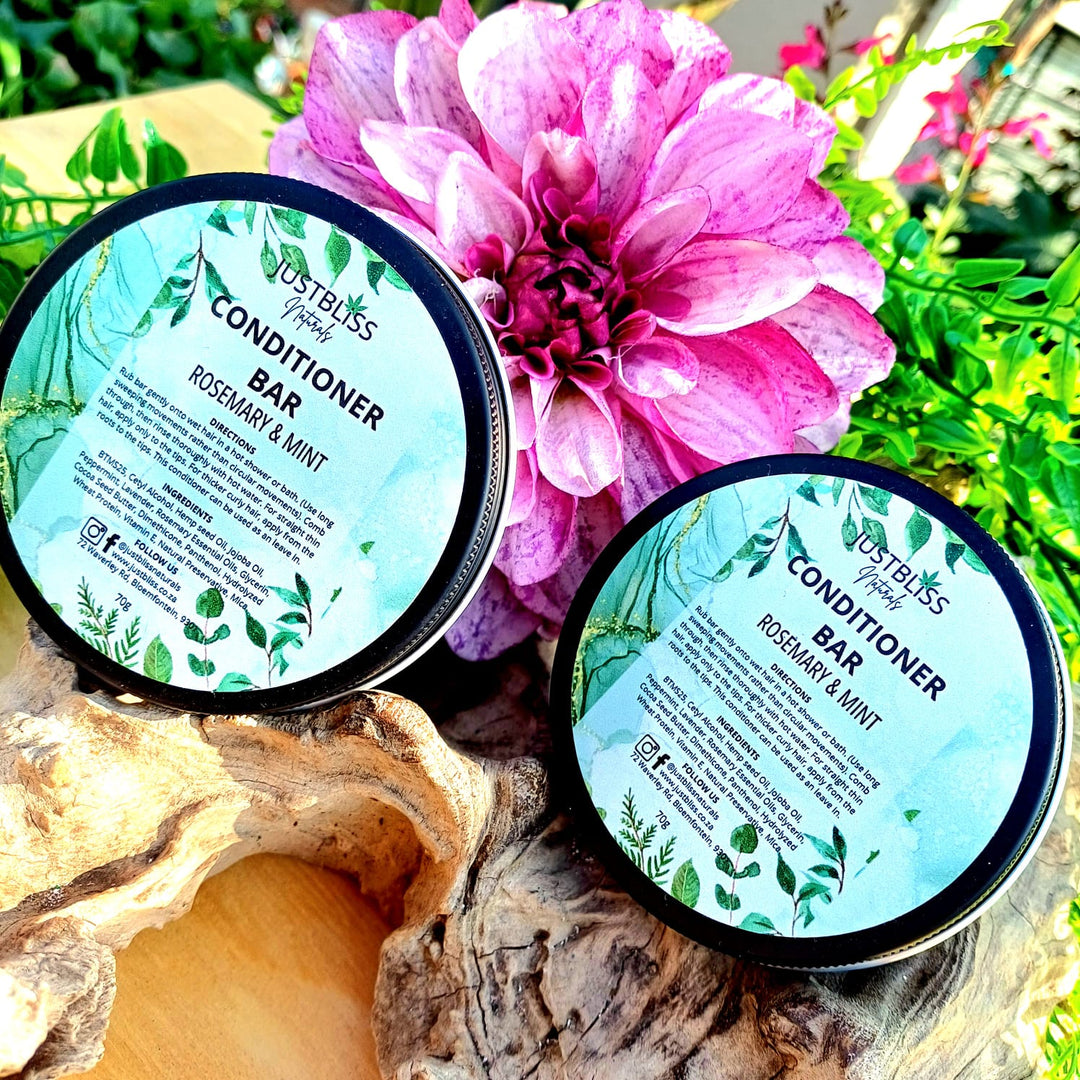Nourishing Hair Conditioner Bar in Tin – Zero Waste, Plant-Based Care